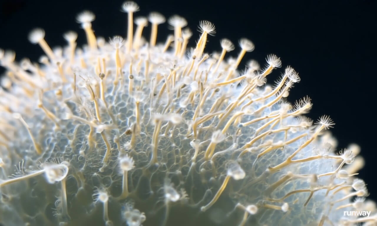 Highly detailed close up of a bacteria